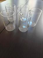 5 doorzichtige glaasjes met oor, Ophalen of Verzenden, Zo goed als nieuw, Overige typen