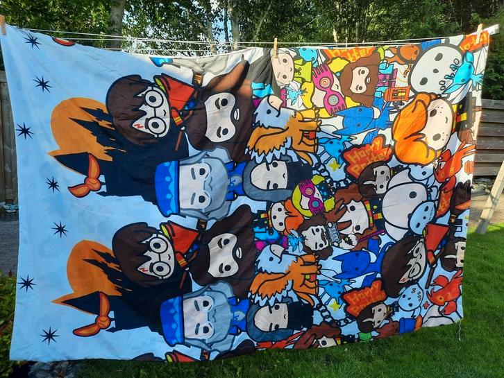 1 persoons kleuter dekbedovertrek met kussensloop, Huis en Inrichting, Slaapkamer | Beddengoed, Zo goed als nieuw, Dekbedovertrek
