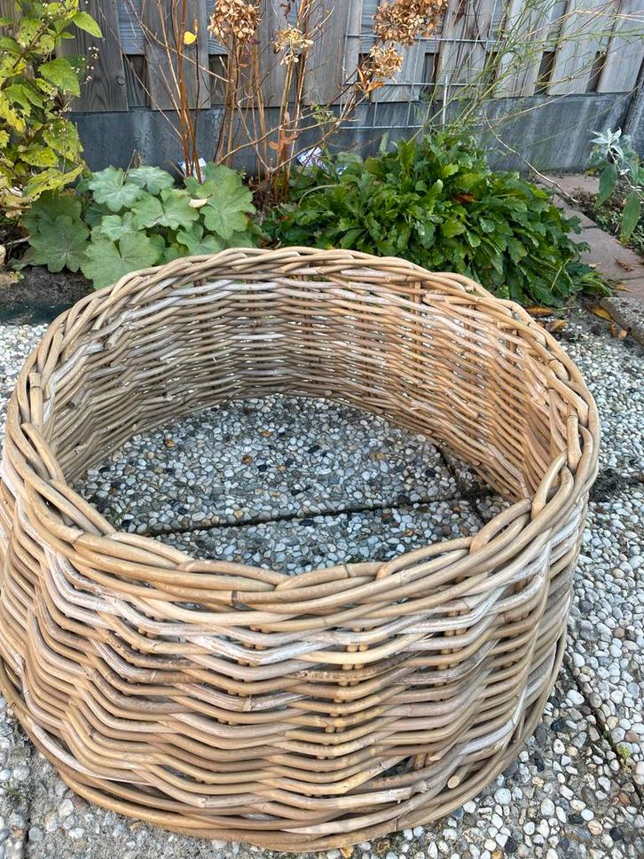 Rotan Kerstboomstandaard, Tuin en Terras, Bloempotten, Nieuw, Overige materialen, Binnen, Minder dan 40 cm, 40 cm of meer, Rond