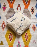 Berber vloerkussen Azilal Marokkaanse poef puur wol 70x70x30, Nijmegen, Nieuw, Ophalen of Verzenden, Mywoolnl@gmail.com