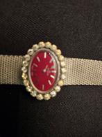 Vintage Milus Dameshorloge Swiss Made, Overige merken, Met bandje, Polshorloge, Zilver