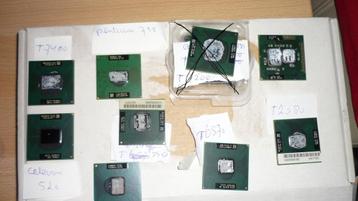 Laptop processors o.a.T2130-T5450-Pentium 750-i3-330m-T6570 beschikbaar voor biedingen