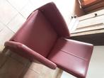 3 "lounge stoelen" gratis af te halen, Huis en Inrichting, Stoelen, Ophalen, Gebruikt, Drie, Leer