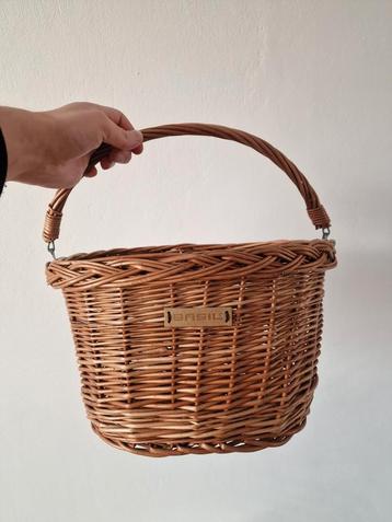 Basil Fietsmand - Rotan - Stuurbevestiging beschikbaar voor biedingen