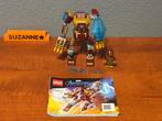 Lego 76203 - Super Heroes -Avengers - Iron Man Mech Armor, Ophalen of Verzenden, Zo goed als nieuw, Complete set, Lego