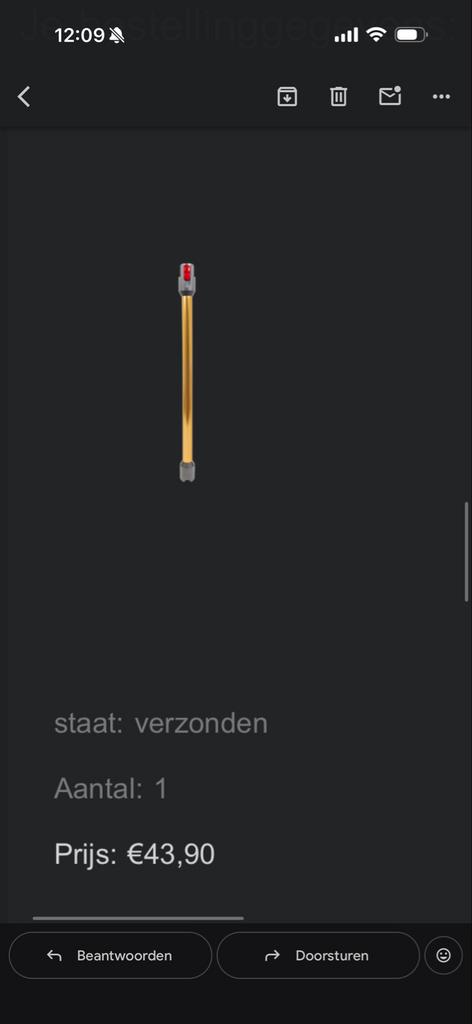 Dyson V12+ Stofzuigersteel - Limited Edition, Ophalen, Stofzuiger, Nieuw, Minder dan 1200 watt