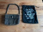 originele Kurt Geiger party schoudertas shoulderbag gunmetal, Sieraden, Tassen en Uiterlijk, Tassen | Damestassen, Ophalen of Verzenden