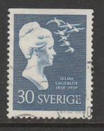 Zweden 1959 - Selma Lagerhof - Schrijfster, Postzegels en Munten, Postzegels | Europa | Scandinavië, Zweden, Ophalen, Gestempeld