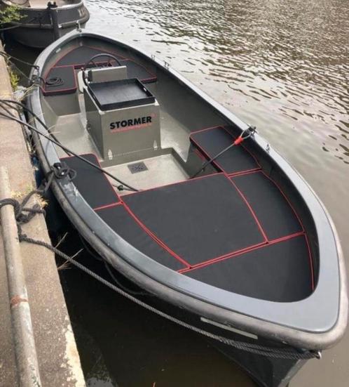 Stormer 55 sloep, perfect voor de grachten, Watersport en Boten, Sloepen, Gebruikt, 10 tot 30 pk, 3 tot 6 meter, Buitenboordmotor