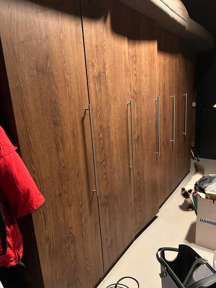 Ikea Pax Notenhout Deuren - 4 stuks, Huis en Inrichting, Kasten | Kledingkasten, Gebruikt, 200 cm of meer, 50 tot 100 cm, 50 tot 75 cm