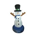 Sneeuwpop op blauw draaiplateau (tekst "merry christmas"), Diversen, Ophalen, Nieuw