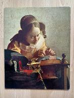 prent Jan Vermeer (1632-1675) - De kantwerkster, Verzamelen, Foto's en Prenten, Ophalen, Prent