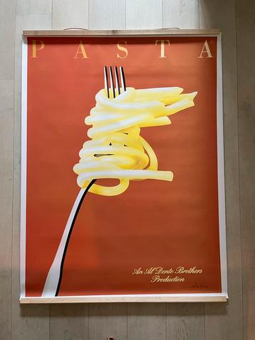 Vintage PASTA Poster 1983 RAZZIA - Nieuwstaat! beschikbaar voor biedingen