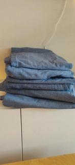 6 x Ikea denim gordijnen, Huis en Inrichting, Stoffering | Gordijnen en Lamellen, Gebruikt, Ophalen of Verzenden