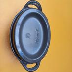 Cousances Le Creuset Doufeu Gietijzeren Pan Grijs, Huis en Inrichting, Keuken | Potten en Pannen, Gebruikt, Gietijzer, Ophalen of Verzenden
