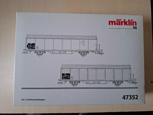 Märklin 47352 schuifwandwagen set SBB, Hobby en Vrije tijd, Modeltreinen | H0, Gebruikt, Wagon, Wisselstroom, Märklin, Ophalen of Verzenden