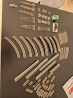 Kavel Fleischmann piccolo rail 90+ delen, Gebruikt, Gelijkstroom, Fleischmann, Rails