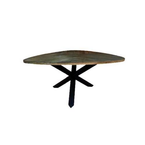 Eettafel Trivero Mango-LIVINN ZEVENAAR, Huis en Inrichting, Tafels | Eettafels, Nieuw, Overige houtsoorten, Metaal, Ophalen of Verzenden