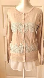 Mooi beige vest met kant maat 38, Maat 38/40 (M), Ophalen of Verzenden, Kleding, Overige thema's