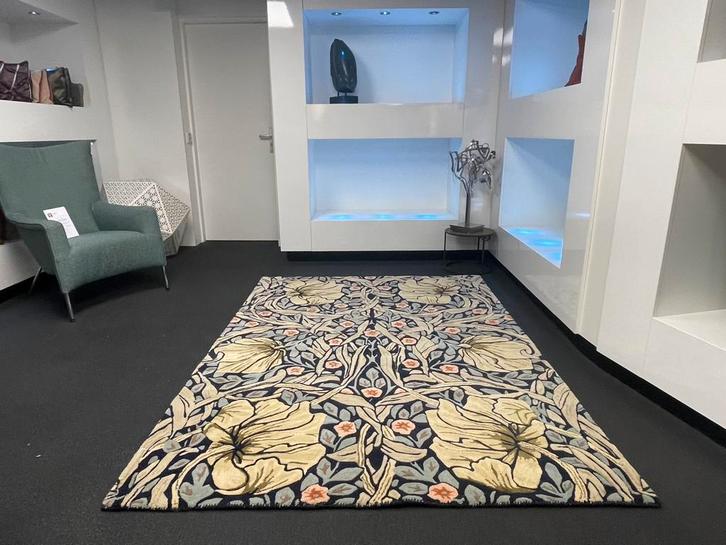 Brink en Campman Morris & Co Pimpernel Indigo tapijt, Huis en Inrichting, Stoffering | Tapijten en Kleden, Nieuw, 200 cm of meer