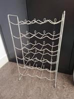 vintage metalen wijnrek Tomado industrieel draadstaal retro, Huis en Inrichting, Woonaccessoires | Wijnrekken, Gebruikt, 50 tot 75 cm