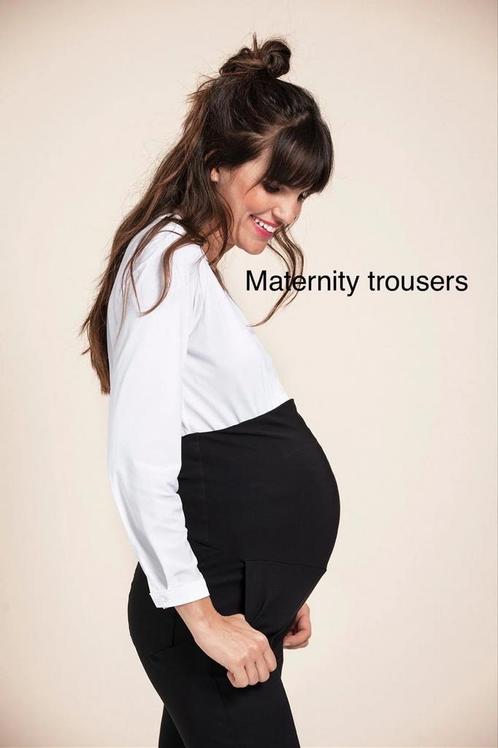 Studio Anneloes Maternity trouser zwart XS, Kleding | Dames, Positiekleding, Zo goed als nieuw, Broek of Spijkerbroek, Maat 34 (XS) of kleiner