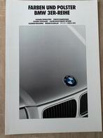 Brochure kleuren en bekleding BMW E36 3 serie, Ophalen of Verzenden, Nieuw, BMW
