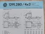 Steyr 1291.280 Duitstalige vrachtwagen sheet, Boeken, Auto's | Folders en Tijdschriften, Ophalen of Verzenden, Opel, Zo goed als nieuw
