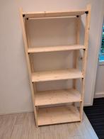 boekenrek van massief hout 180 x 40 cm. / 5 legborden, Ophalen of Verzenden, Nieuw
