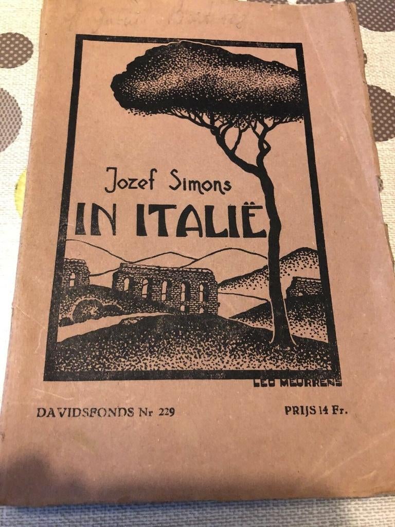 In Italië - Jozef Simons *1930, Ophalen of Verzenden, Jozef Simons