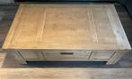 Acacia Houten Salontafel met Lade, Huis en Inrichting, Tafels | Salontafels, Ophalen, Gebruikt, 100 tot 150 cm, 50 tot 100 cm