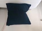 Hay kussen donkerblauw, Huis en Inrichting, Ophalen of Verzenden, Zo goed als nieuw, Blauw, Vierkant