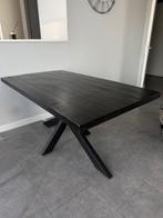 Eettafel zwart, Huis en Inrichting, Tafels | Eettafels, Ophalen, 50 tot 100 cm, Zo goed als nieuw, 150 tot 200 cm