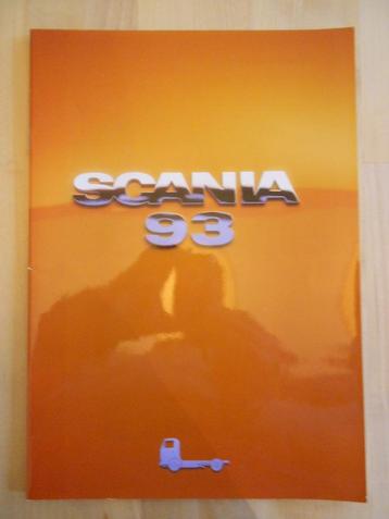 Scania 93 Brochure 1992 – R93 P93 beschikbaar voor biedingen