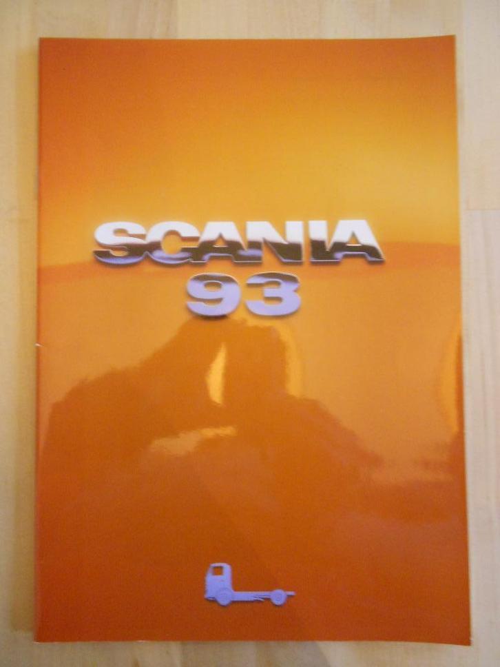 Scania 93 Brochure 1992 – R93 P93, Boeken, Auto's | Folders en Tijdschriften, Zo goed als nieuw, Overige merken, Ophalen