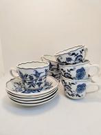 Antieke Bleu Danube Kopjes en Schotels - Set van 6, Verzenden