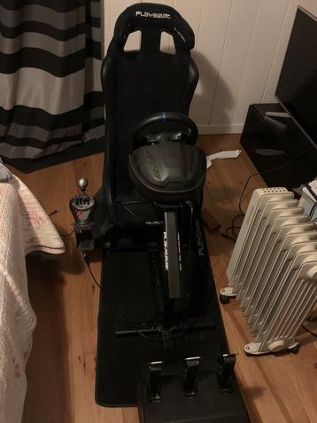 Playseat Trustmaster T300rs + Shifter