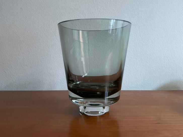 Nuutajärvi, Finland: vaas KF 268 grijs Kaj Franck 1960 - '68, Antiek en Kunst, Antiek | Glas en Kristal, Ophalen of Verzenden