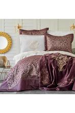 Karaca Dekbedovertrekset - Luxe Slaapkamertextiel, Huis en Inrichting, Slaapkamer | Beddengoed, Ophalen of Verzenden, Paars, Dekbedovertrek