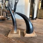 Decoratieve Hoorns op Houten Voet, Ophalen