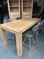 Eetkamertafel, Ophalen, Gebruikt, Landelijk / White wash