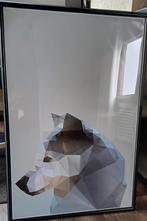 Gratis 2 lijsten met poster., Ophalen, Gebruikt, Hout, Minder dan 50 cm