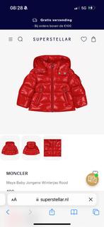 Rode moncler Jas NIEUW, Moncler, Jongetje of Meisje, Nieuw, Ophalen of Verzenden
