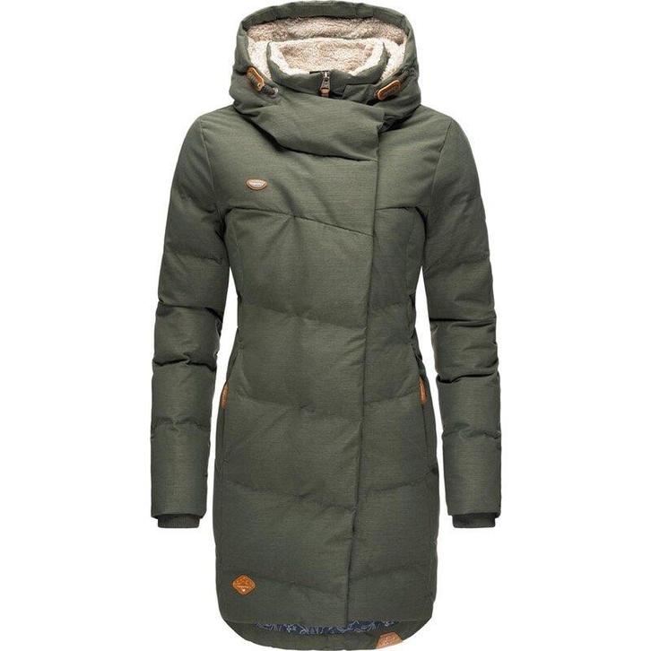 Ragwear Pavla dames winter jas XXL - 44/46, Kleding | Dames, Jassen | Winter, Zo goed als nieuw, Maat 46/48 (XL) of groter, Zwart