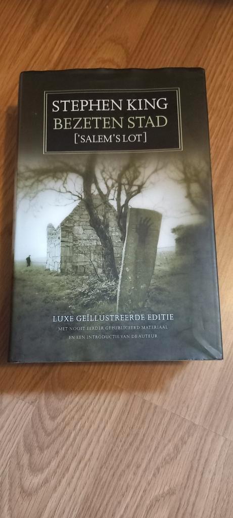 Bezeten stad luxe geïllustreerde hardcover - Stephen King, Boeken, Thrillers, Zo goed als nieuw, Amerika, Ophalen of Verzenden