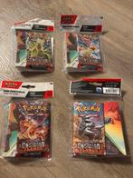 Pokémon Obsidian Flames booster met mapje Portfolio pokemon, Ophalen of Verzenden, Nieuw, Booster, Foil