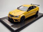 1:18 Mercedes Benz C63 AMG Black series - Geel HQ Model!, Hobby en Vrije tijd, Modelauto's | 1:18, Overige merken, Auto, ., Nieuw