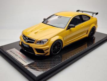 1:18 Mercedes Benz C63 AMG Black series - Geel HQ Model! beschikbaar voor biedingen