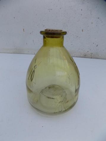 Wespenvanger glas vintage met gestileerde wespen antiek  Oud beschikbaar voor biedingen