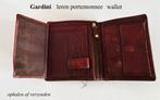GARDINI Rijbewijs etui Wallet Portemonnee Leer, Gebruikt, Bruin, Leer, Ophalen